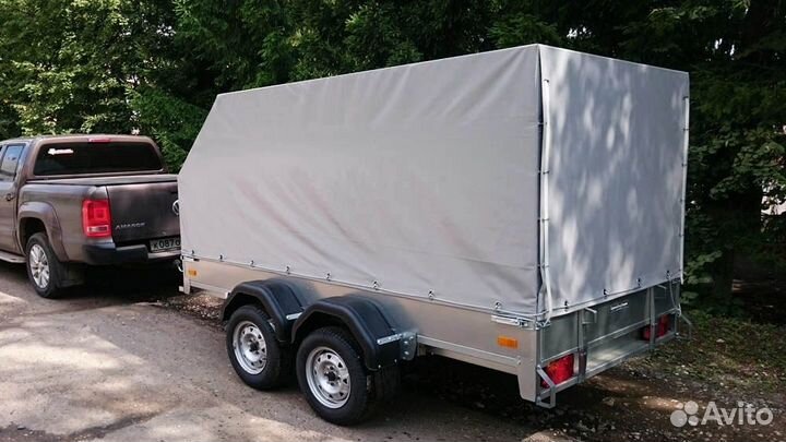 Прицеп Саранский 3,5х1,5 2-осный с тентом