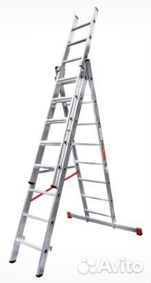 Лестница раздвижная алюминиевая