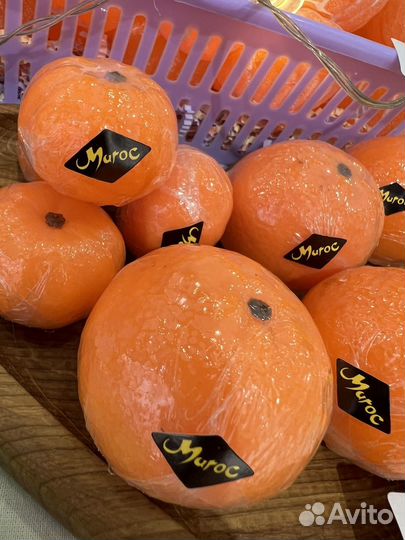 Мыло ручной работы мандарин