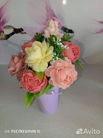 Букет из мыла