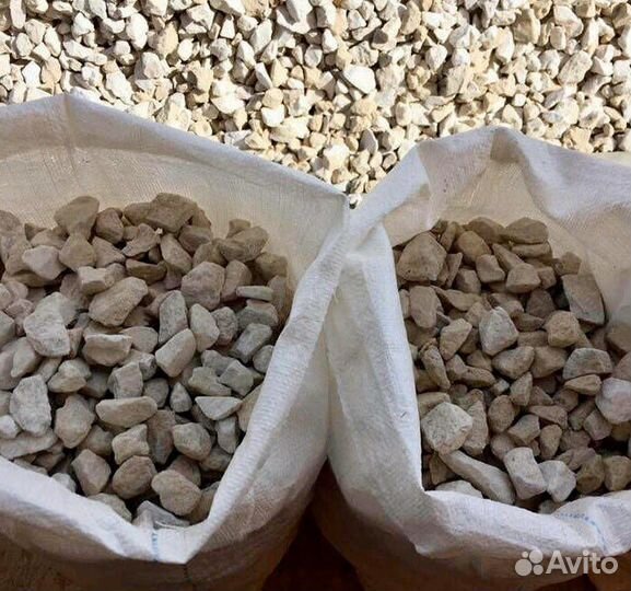 Щебень в мешках