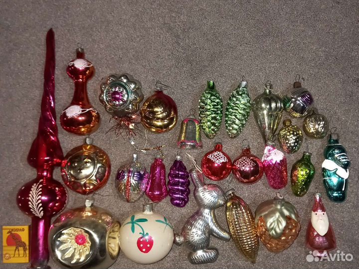 Елочные игрушки СССР