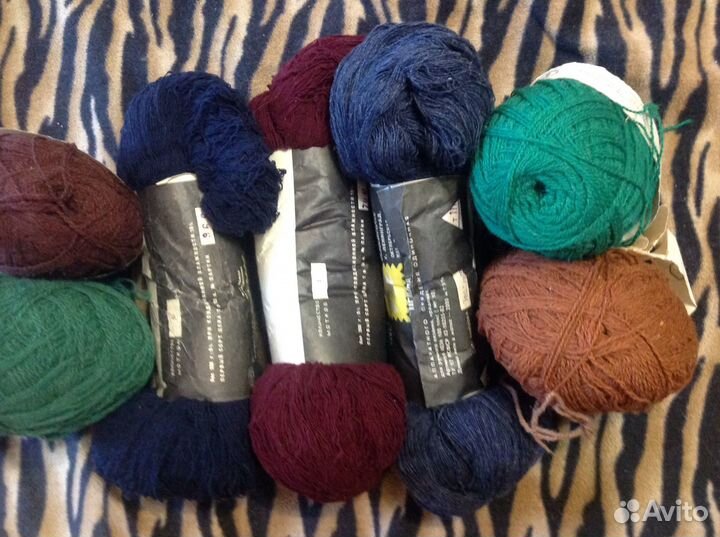 Шерсть пряжа СССР Франция