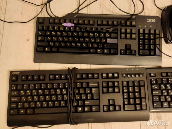 Клавиатура Acer, logitech педаль, IBM, Lenovo