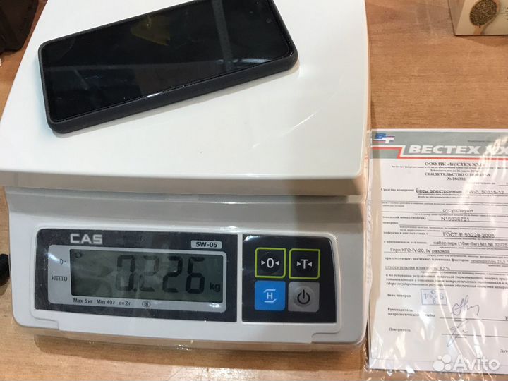 Весы новые Cas SW-05. Порционные новые весы