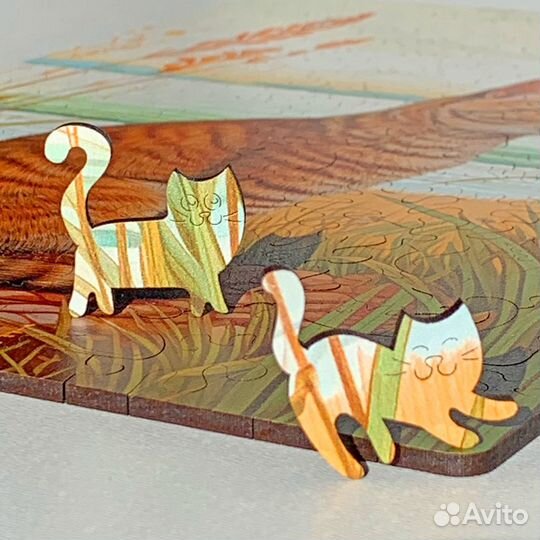 Деревянный пазл Гербера Камышовые берега