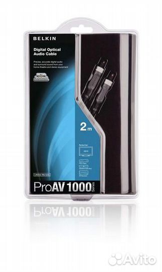 Кабель Belkin оптический, 2 м (AV10009qp2M)