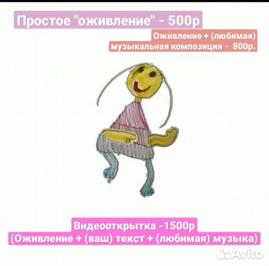 Оживление персонажей детских рисунков