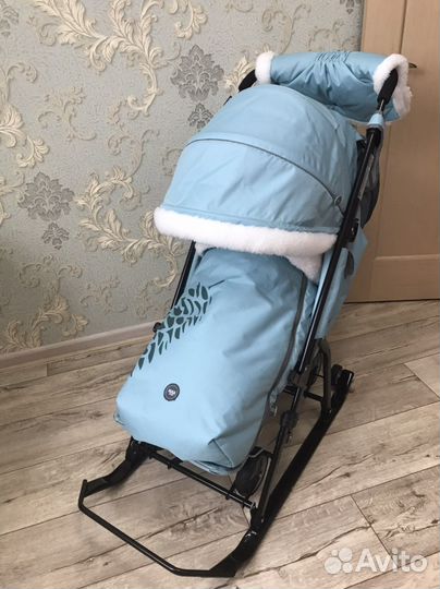 Детские коляска-санки Nika kids 7-5 с шишками