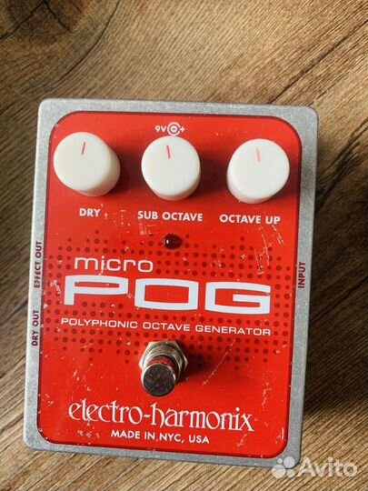 Гитарная педаль electro harmonix micro pog