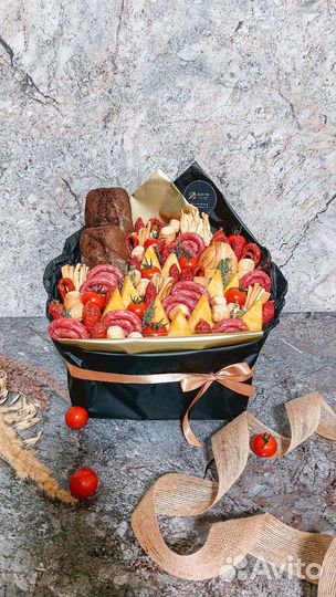 Вкусный букет, съедобный букет, фруктовая корзина