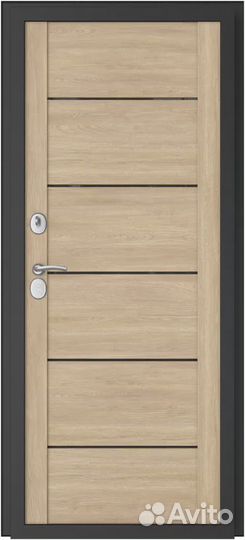 Входная дверь Лофт серая