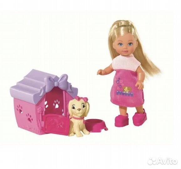 Набор Barbie и Evi, Челси и питомцы, оригинал