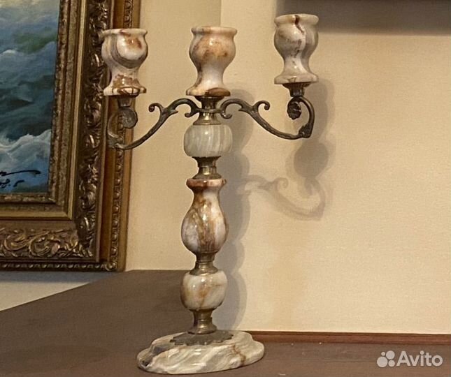 Подсвечник из оникса