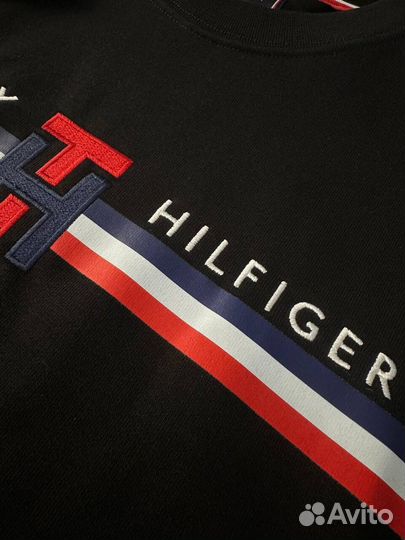 Свитшот Tommy Hilfiger черный люкс