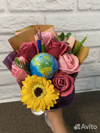 Букет из мыльных цветов