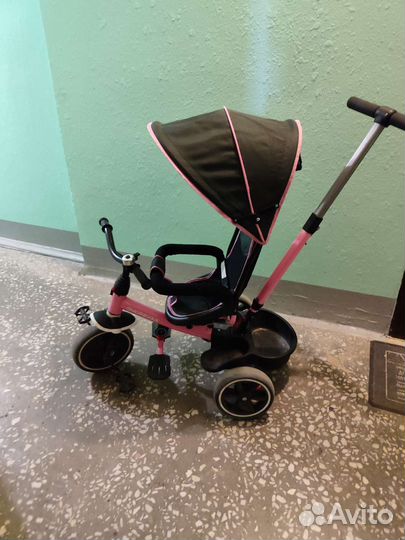 Велосипед с родительской ручкой