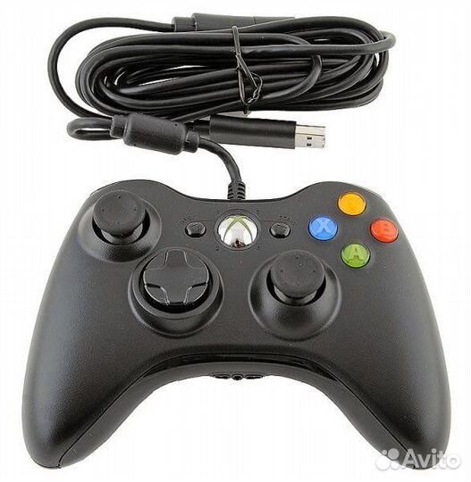 Геймпад на xbox 360 оригинал проводной
