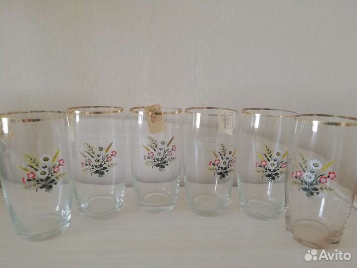 Новый набор стаканов СССР