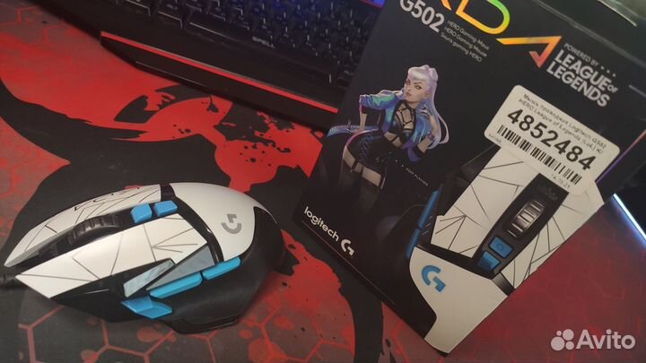 Мышь Logitech G502 hero (KDA LoL) White