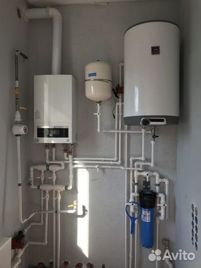 Монтаж отопления, тёплого пола, котельной