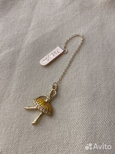 Закладка для книги «балерина» металлическая