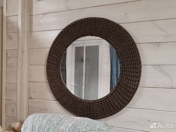 Зеркало ротанг