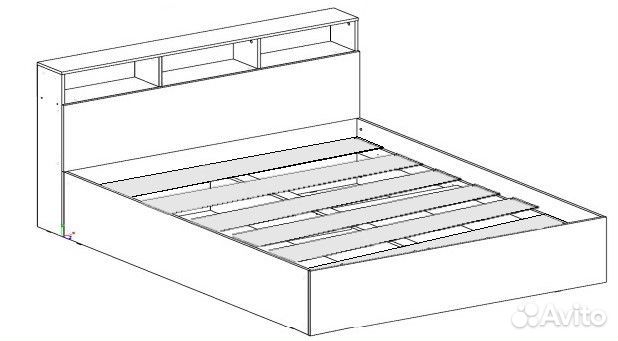 Основание под матрас для кровати Морена дуб сонома