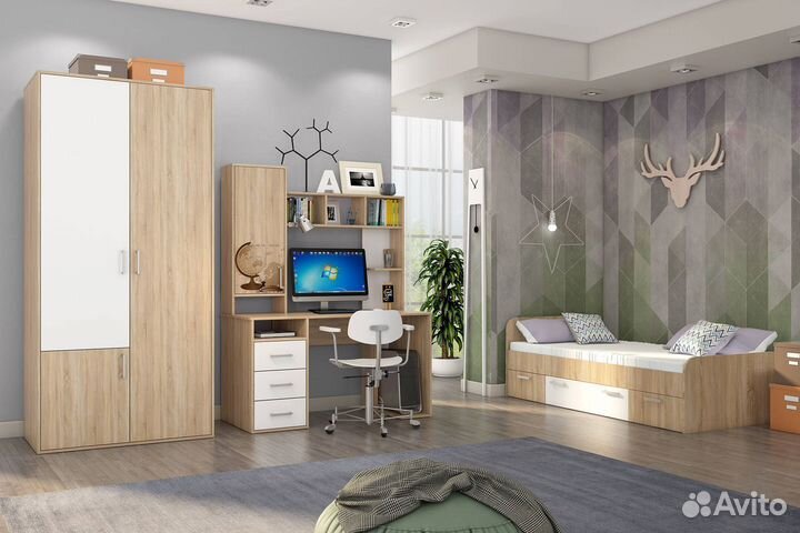 Подростковая модульная спальня новая