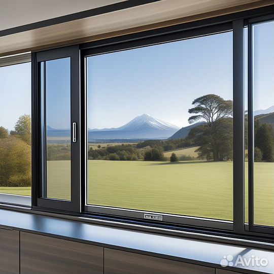Раздвижные алюминевые окна