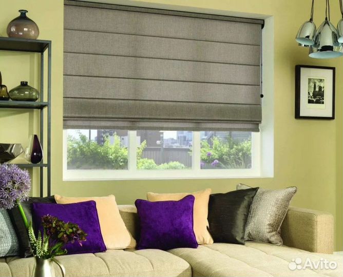 Римские шторы на кухню