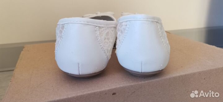 Балетки кружевные свадебные