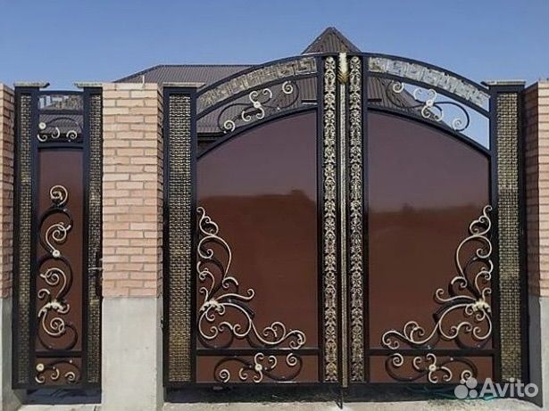 Ворота кованые