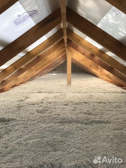 Утепление Эковатой вашего Дома за один день