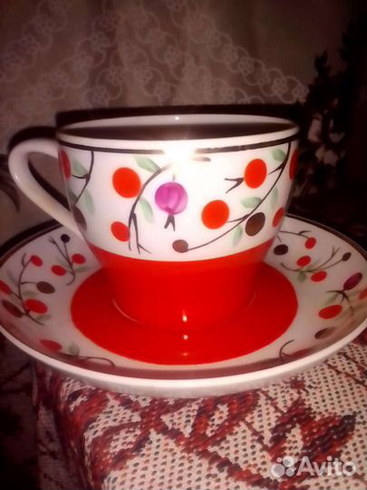 Чайная пара Песочное 1968 год, редкость