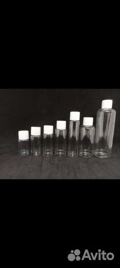 Флаконы Пэт с крышкой на 10,15,20,30,50,60,100 m