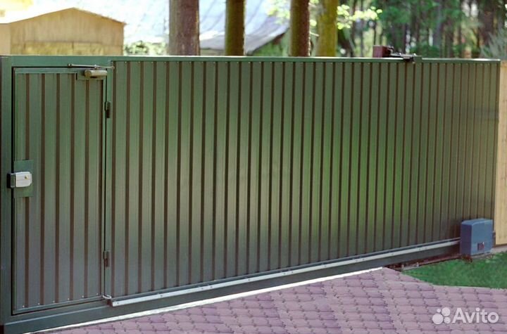 Ворота откатные под ключ