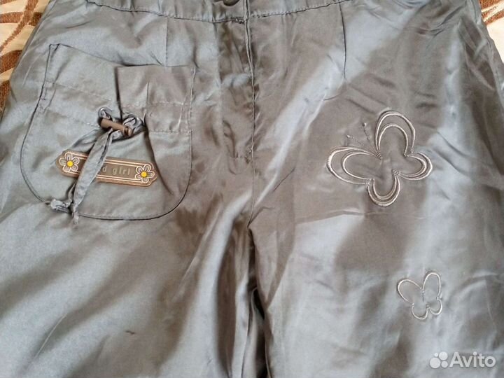 Брюки утепленные для девочки 116