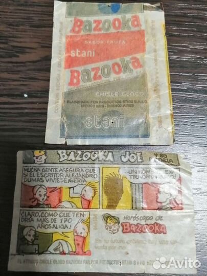 Вкладыши от жевачек СССР