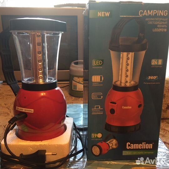 Фонарь аккумуляторный светодиодный LED 29318