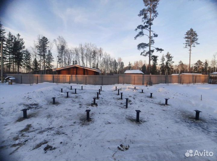 Винтовые сваи с монтажом под ключ