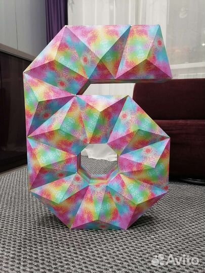 Цифра шесть на день рождения