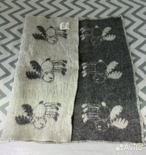 Плед детский 100 овечья шерсть