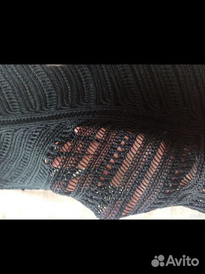 Платье вязанное летнее