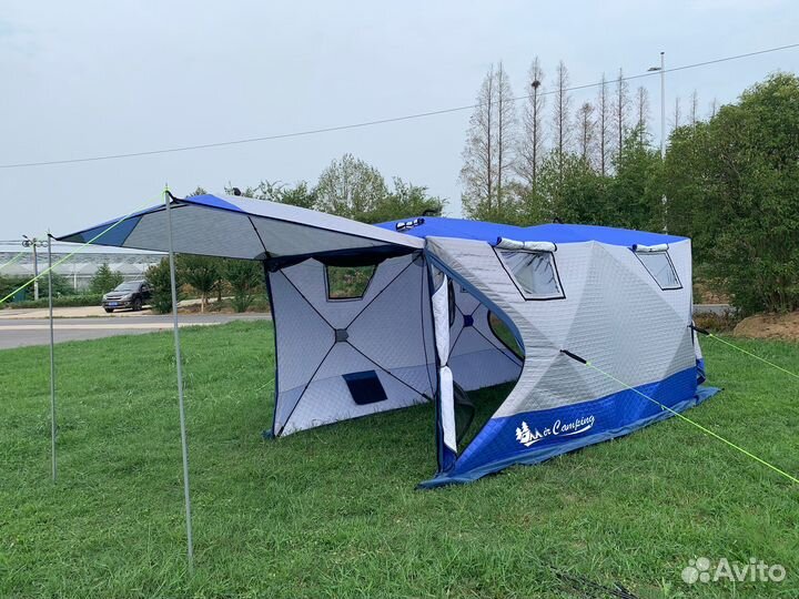 Палатка-куб для зимней рыбалки Mircamping 2023