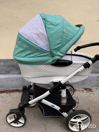 Коляска 2 в 1 эко кожа