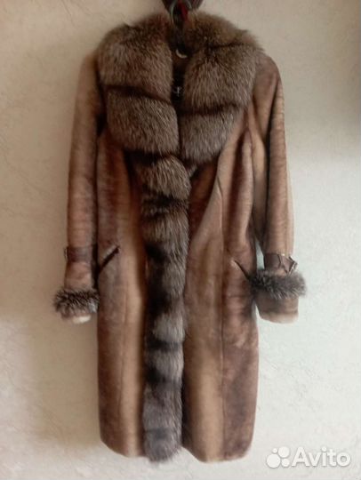 Шуба из мутона