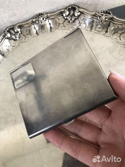 Старинный Серебряный портсигар