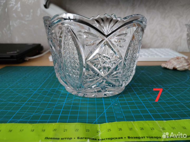 Конфетница вазы из хрусталя