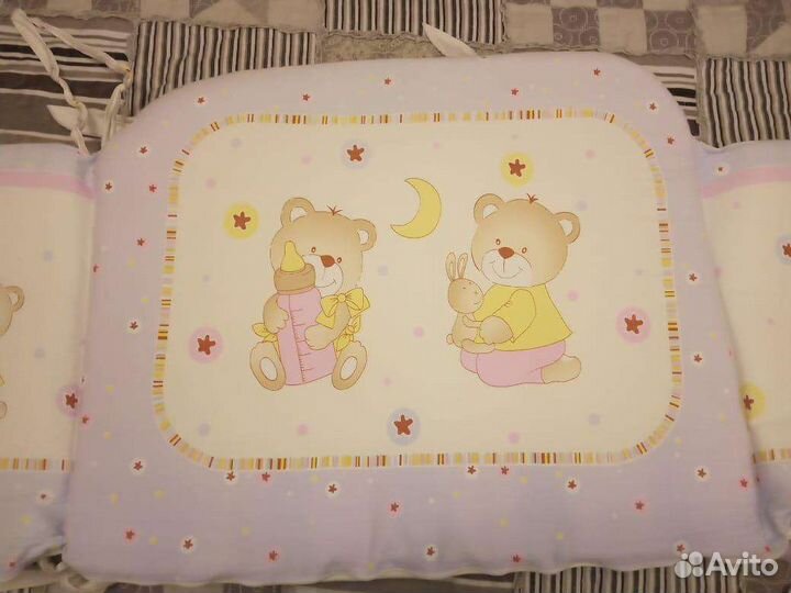 Комплект в кроватку Perina Ника (4предмета)